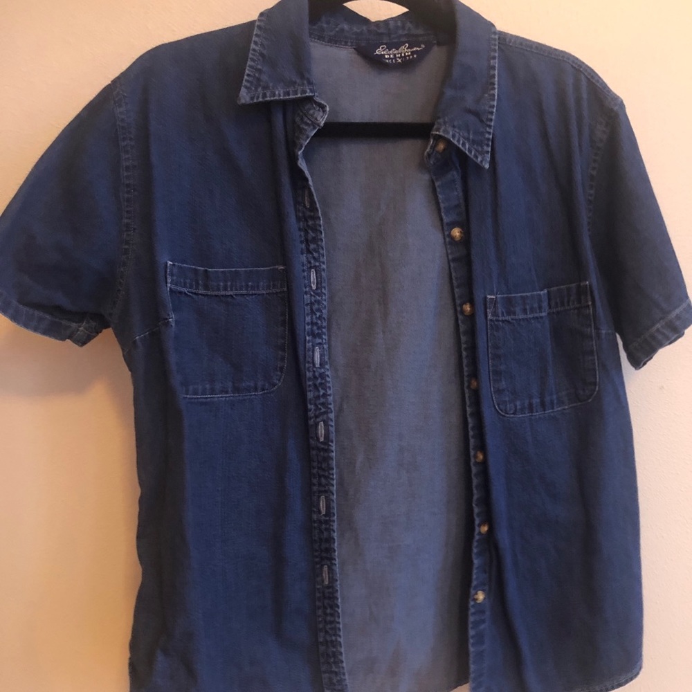 Eddie Bauer Demin Button Up